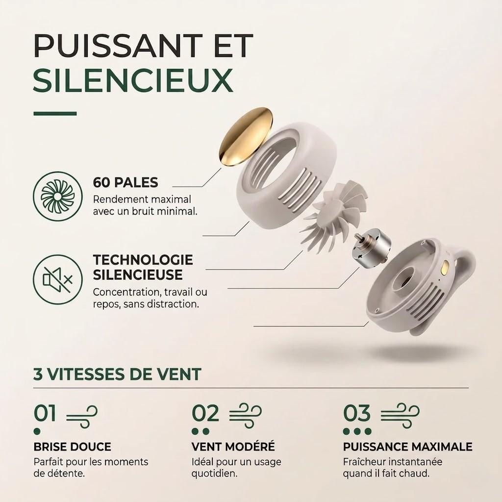 Mini Ventilateur 360°